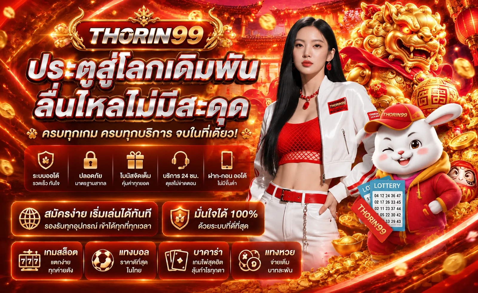 THORIN99 ทางเข้าเล่นและแก้ปัญหาล็อกอิน